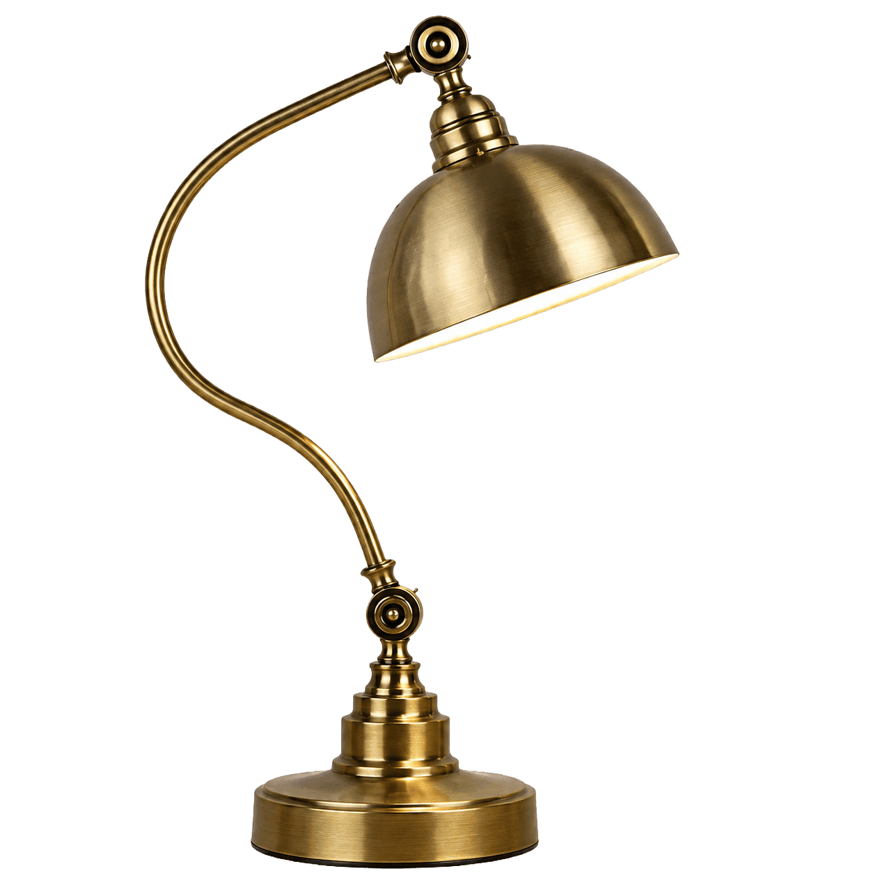 Aurora Brass Desk Lamp