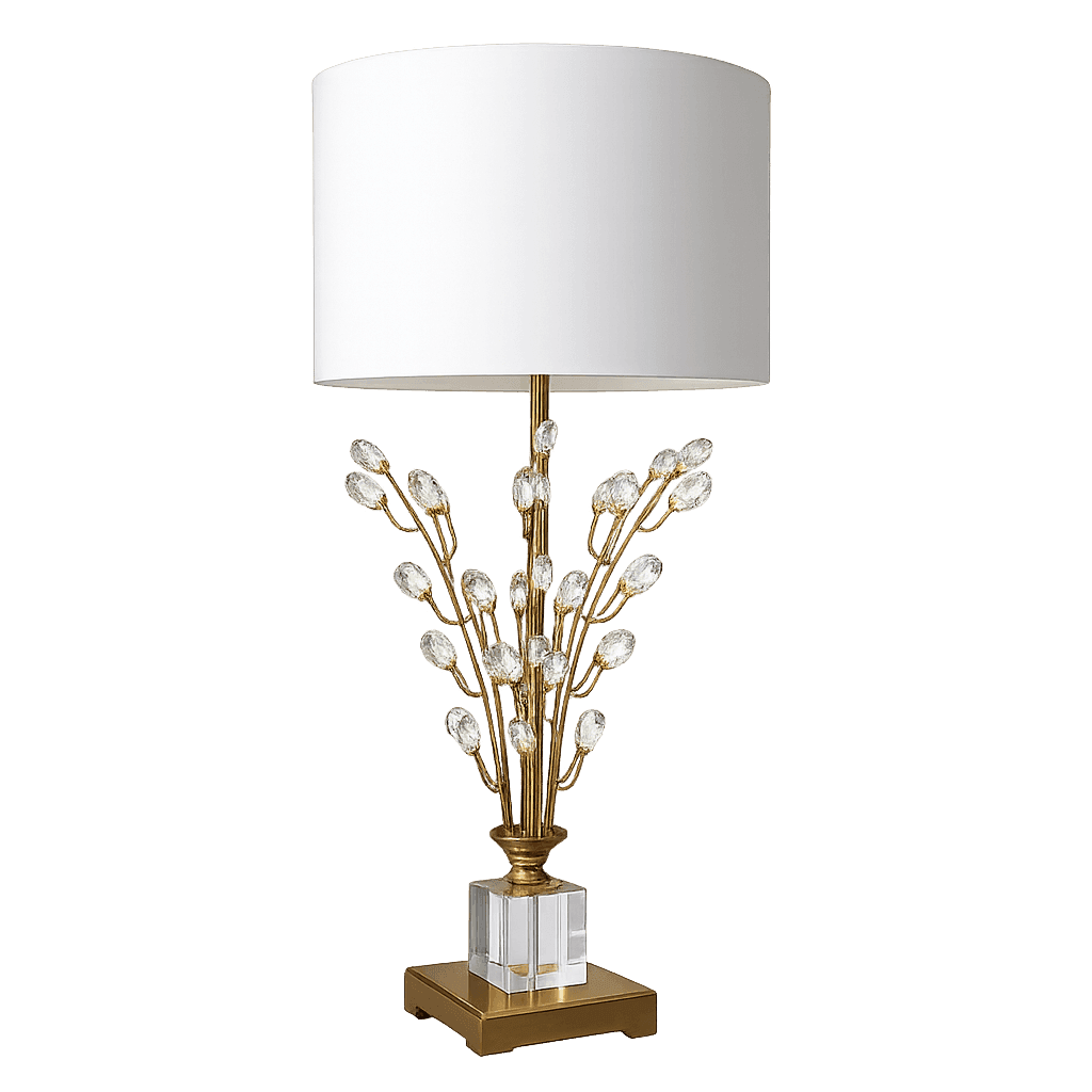 Crystal Bloom Table Lamp